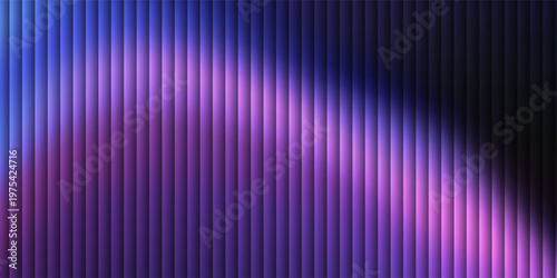 Abstract Glassy Purple and Blue Gradient Light on Dark Background