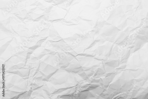 White Paper Texture background. Crumpled white paper abstract shape background with space paper recycle for text