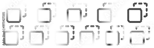 A collection of various camera icons in different styles and colors