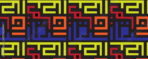 Kufi Calligraphy Al-Quran Al-Kareem – Modern Islamic Arabic Typography Art