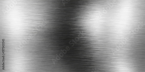 Abstract a textured brushed metal surface, reflecting light and shadow. The metallic texture, with its subtle striations, creating a sense of depth and industrial aesthetic.