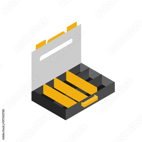 screw storage simple flat icon illustration