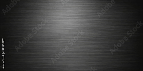 Abstract a sleek, sophisticated brushed metal surface. The image exudes a modern, industrial vibe. The horizontal texture provides a sense of depth.
