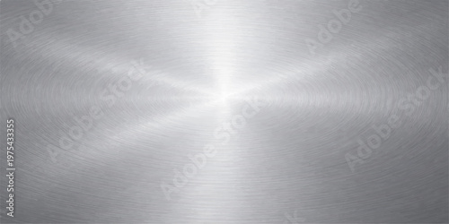 Abstract a captivating display of brushed metal, exuding a sense of minimalist industrial elegance. radiating from its center.