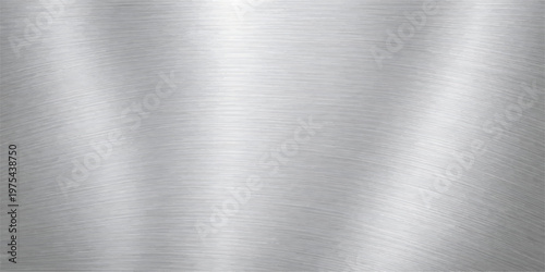 Abstract a sleek brushed steel texture, ideal for backgrounds, displays a sophisticated and industrial aesthetic, perfect for conveying a sense of modernism and strength.