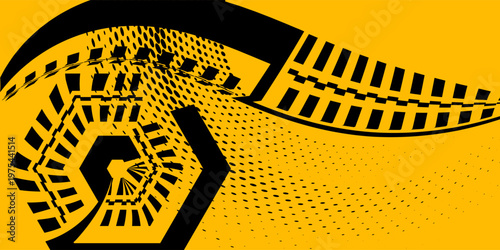 Racing background, sports race banner with dynamic grunge checkered shape ideal for sport themed events, racing posters.