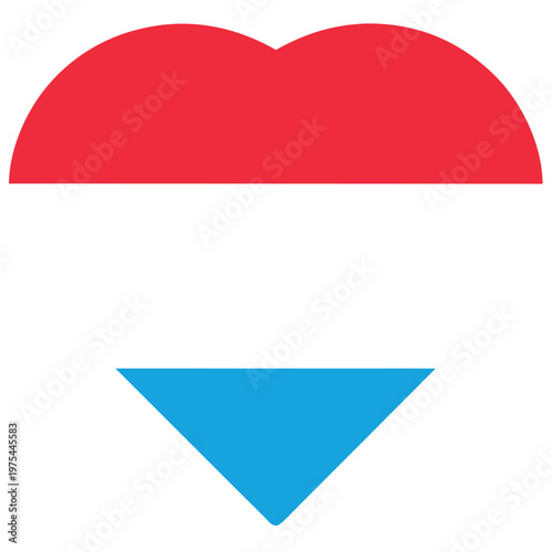 Red semicircle above white and blue triangle graphic design Free Download Red semicircle above white and blue triangle graphic design - GFXLoad