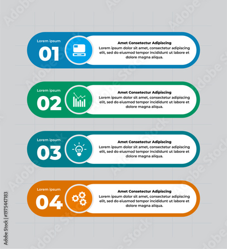 Steps timeline infographics images template design