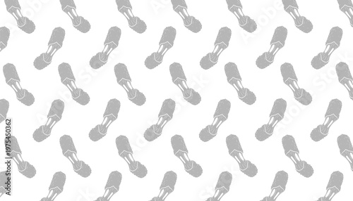 Mozzarella Sticks Pattern Design. Seamless Fried Cheese Illustration. Crispy Snack Repeating Motif. Handdrawn Fast Food Style. Background For Packaging Textile.