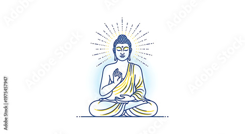 Blue cartoon cat with halo and wings, divine or saintly theme blue cat