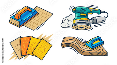 Power tools for woodworking projects.