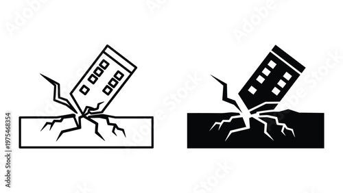 A conceptual representation of a smartphone accidentally falling onto a cracked and uneven surface, illustrating the potential consequences of device damage caused by drops.