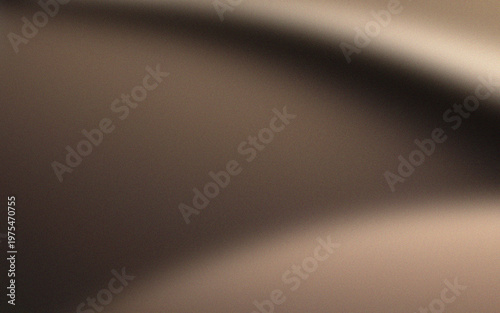 Abstract brown beige gradient background soft smooth flowing curves
