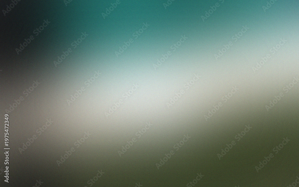 Obraz premium Abstract blurred teal gradient background soft light horizontal flow