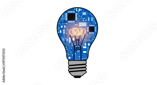 Circuit board light bulb technology.
