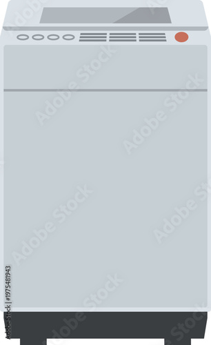 縦型洗濯機のイメージイラスト