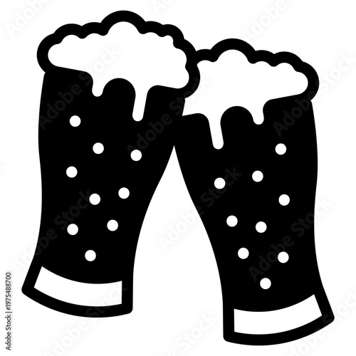 beer glass toast icon