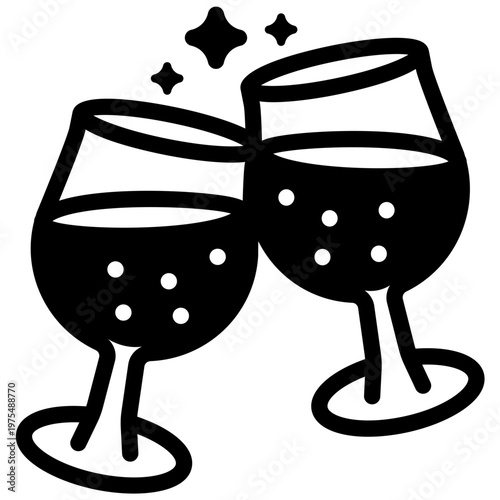 large wine glass icon