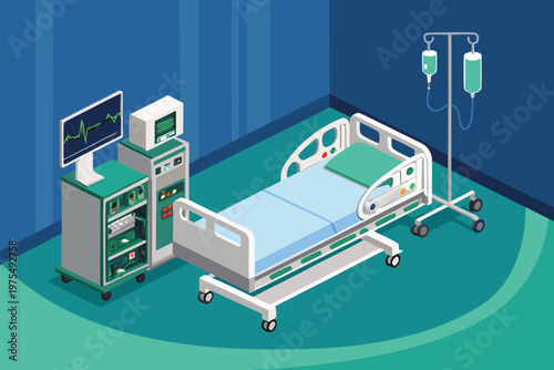 Intensive Care Unit Monitoring Illus