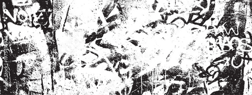 Detailed black and white grunge texture background with dense distressed abstract elements and smudged effect high contrast detailed background distressed abstract elements weathered template