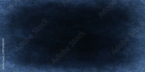 A dark blue abstract background with a textured grunge wall pattern and a vintage chalkboard surface provides a blank canvas backdrop for text