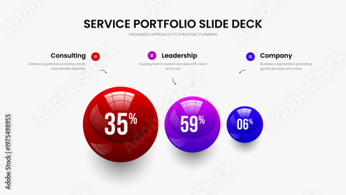 Business Briefing 3 Option Infographic Presentation Design. Product Proposal Three Step Chart Slideshow Template. Creative Planning Slide Layout Vector Illustration.