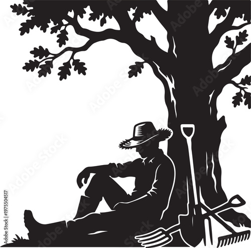 Labour Day Silhouette Collection, Worker Vector Art, Hardworking Professional Black Graphics, May Day Logo Design Elements