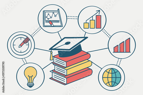 Educational Infographic Elements Set
