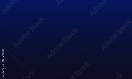 Minimalist dark blue abstract background with subtle glowing orange waves on gradient for professional corporate and digital technology design
