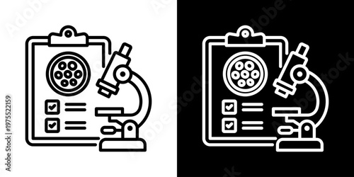 Metabolic Indicators Icon In Black And White Style