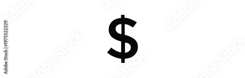 dollar symbol set featuring various currency signs for finance and business