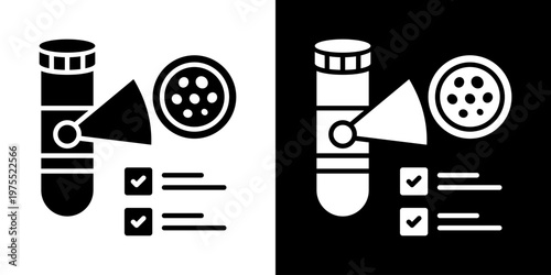 Wearable Health Icon In Black And White Style