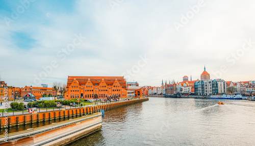 Photos Gdansk with Motlawa river in Poland