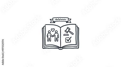 Legalizing Same-Sex Marriage Concept