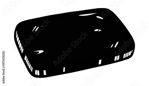 Abstract graphic elements dynamic shapes black background