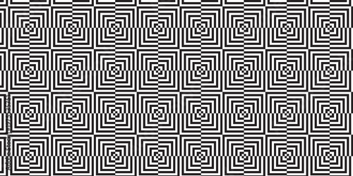 abstract geometric seamless pattern, square op art seamlees pattern
