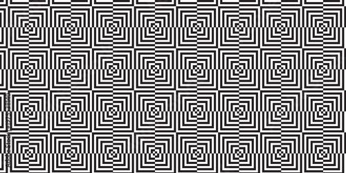 seamless geometric pattern, square op art seamlees pattern