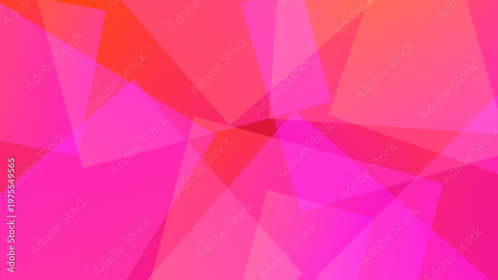 Obraz premium Stylish abstract background featuring soft pink and magenta overlapping rectangles with elegant transparent effects
