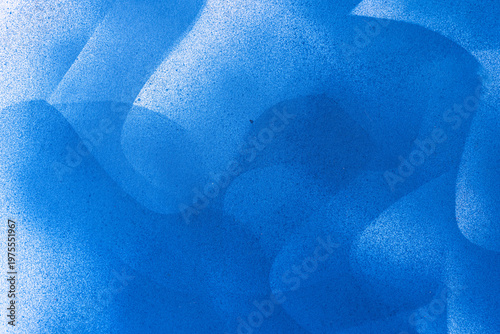 青色のスプレー塗料で塗った背景