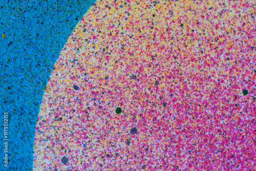 カラフルなスプレー塗料で塗った背景