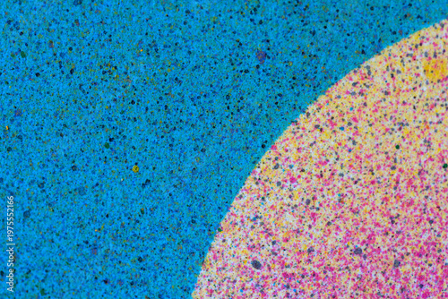 カラフルなスプレー塗料で塗った背景