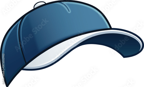 Blue Baseball Cap Kids Sporty Design 