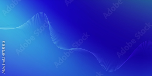 Blue cyan gradient mesh abstract background nice for wallpaper or banner