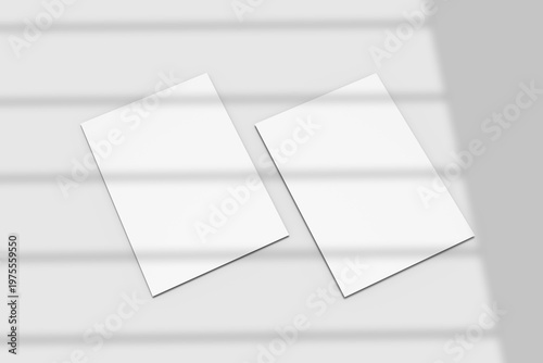 Blank Flyer & Postcard Mockup