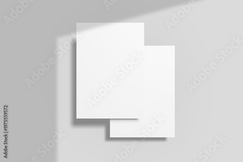 Blank Flyer & Postcard Mockup