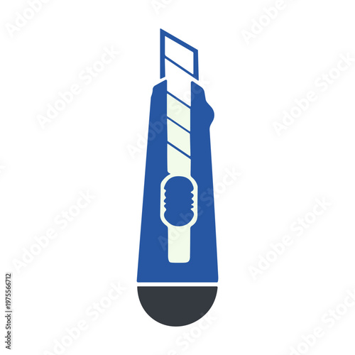 A blue and white illustration of a microphone on a stand