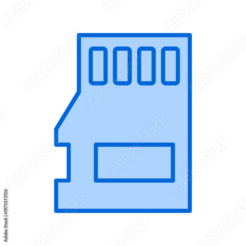 Memory Card Vector Icon