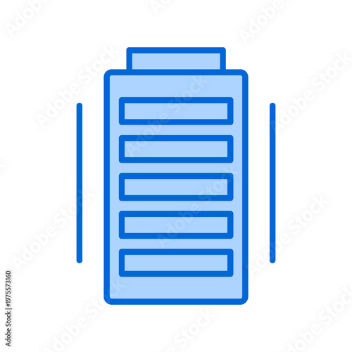 Full Battery Vector Icon