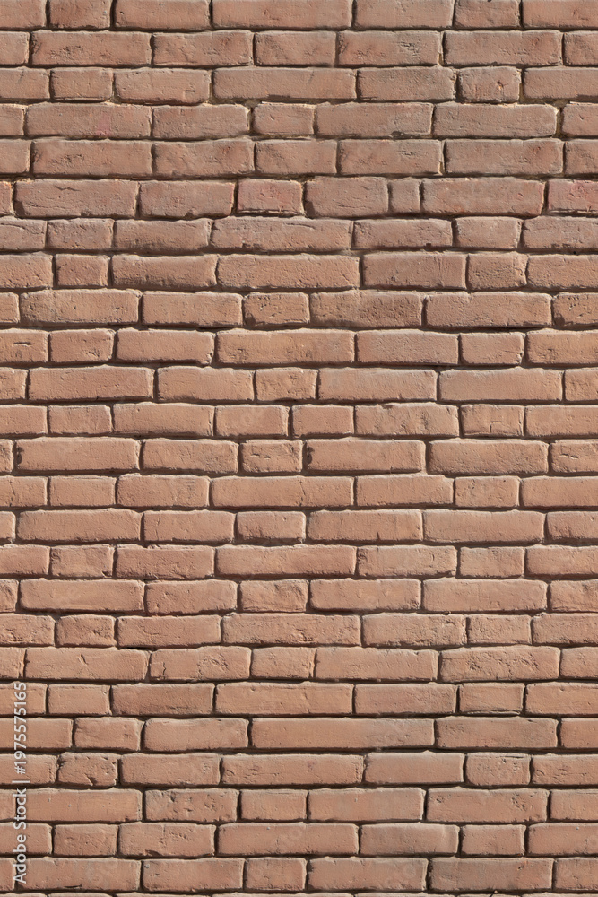 Obraz premium Red brick wall texture with horizontal pattern for construction