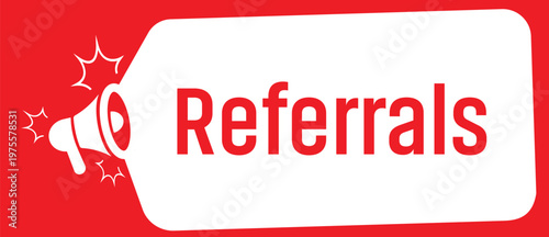 referrals sign	